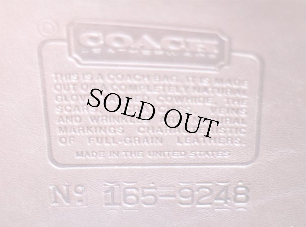 画像5: USA製 COACH オールド コーチ レザー ハンドバッグ 焦げ茶★9248 (5)