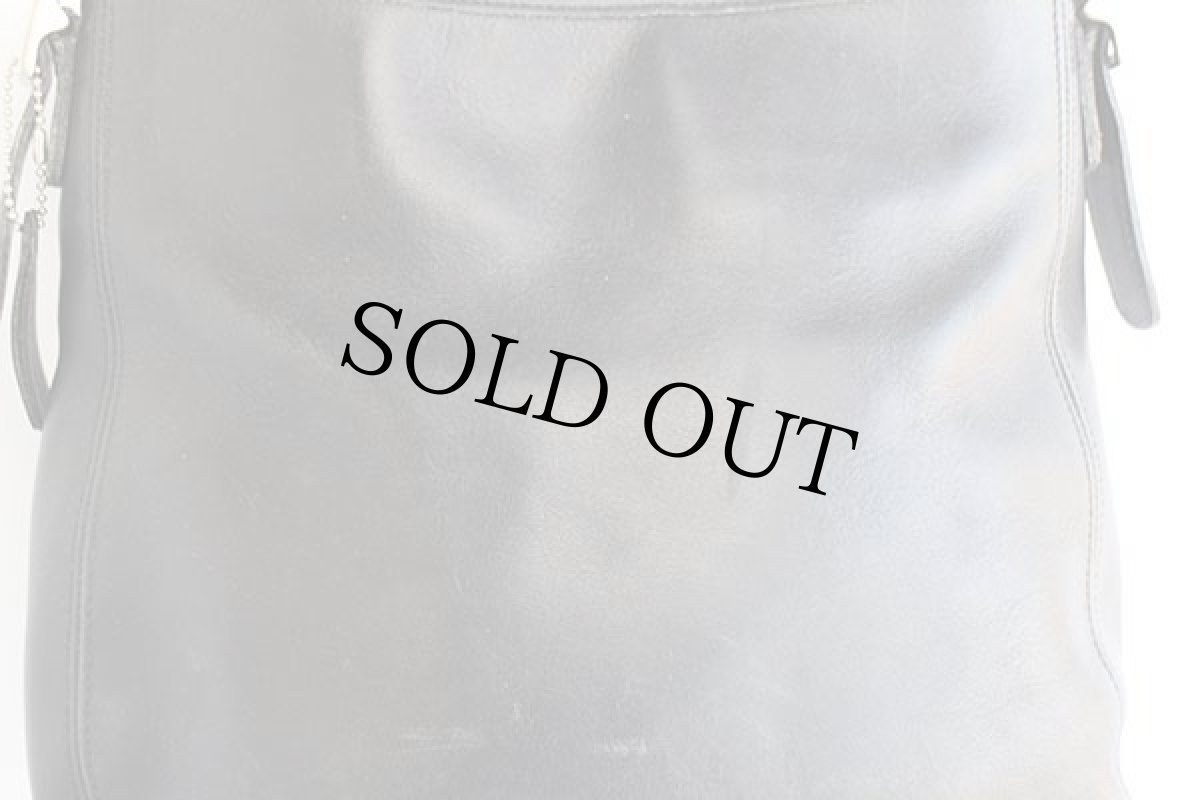 画像9: USA製 COACH オールド コーチ レザー ハンドバッグ 黒★6003 (9)