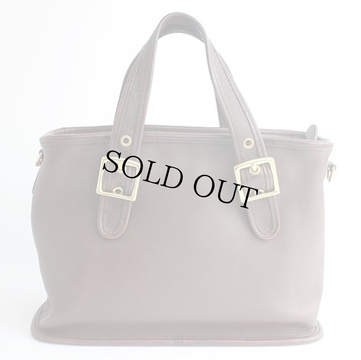 画像3: COACH オールド コーチ レザー ハンドバッグ 焦げ茶★9063 (3)