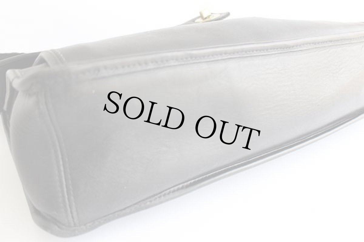 画像4: USA製 COACH オールド コーチ 2WAY レザー ブリーフケース 黒★5266 (4)