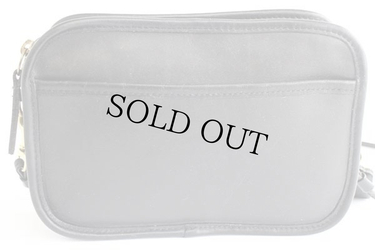 画像3: USA製 COACH オールド コーチ レザー ショルダーバッグ 黒★9992 (3)