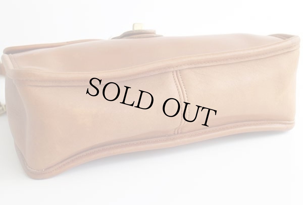 画像4: USA製 COACH オールド コーチ 2WAY レザー ショルダーバッグ 茶★J8C-9927 (4)