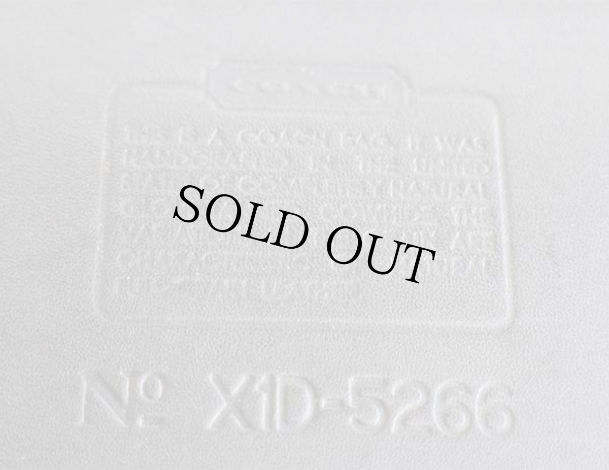 画像5: USA製 COACH オールド コーチ 2WAY レザー ブリーフケース 黒★5266 (5)