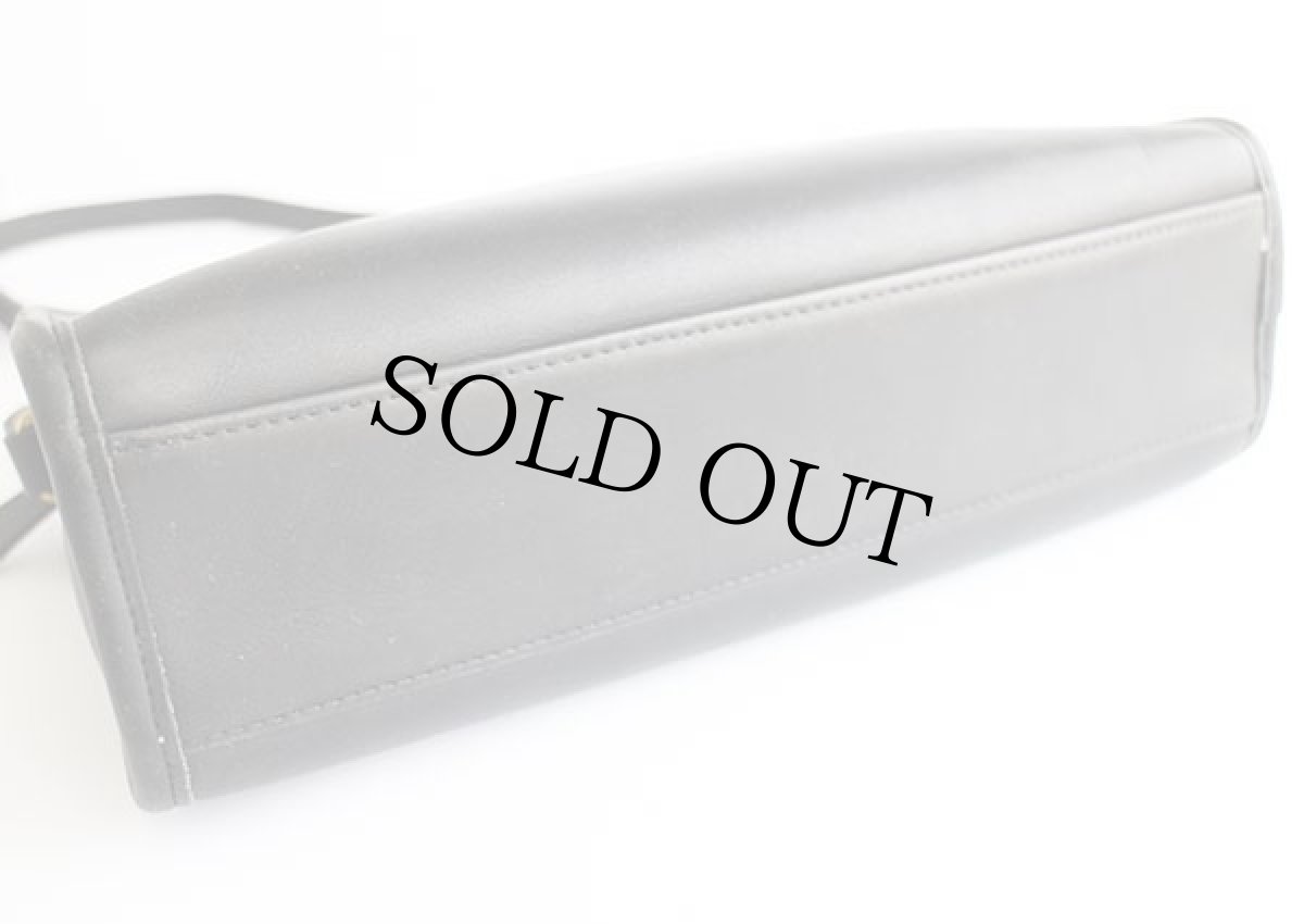 画像5: USA製 COACH オールド コーチ レザー ハンドバッグ 黒★9814 (5)