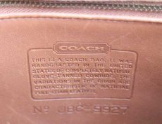 画像5: USA製 COACH オールド コーチ 2WAY レザー ショルダーバッグ 茶★J8C-9927 (5)