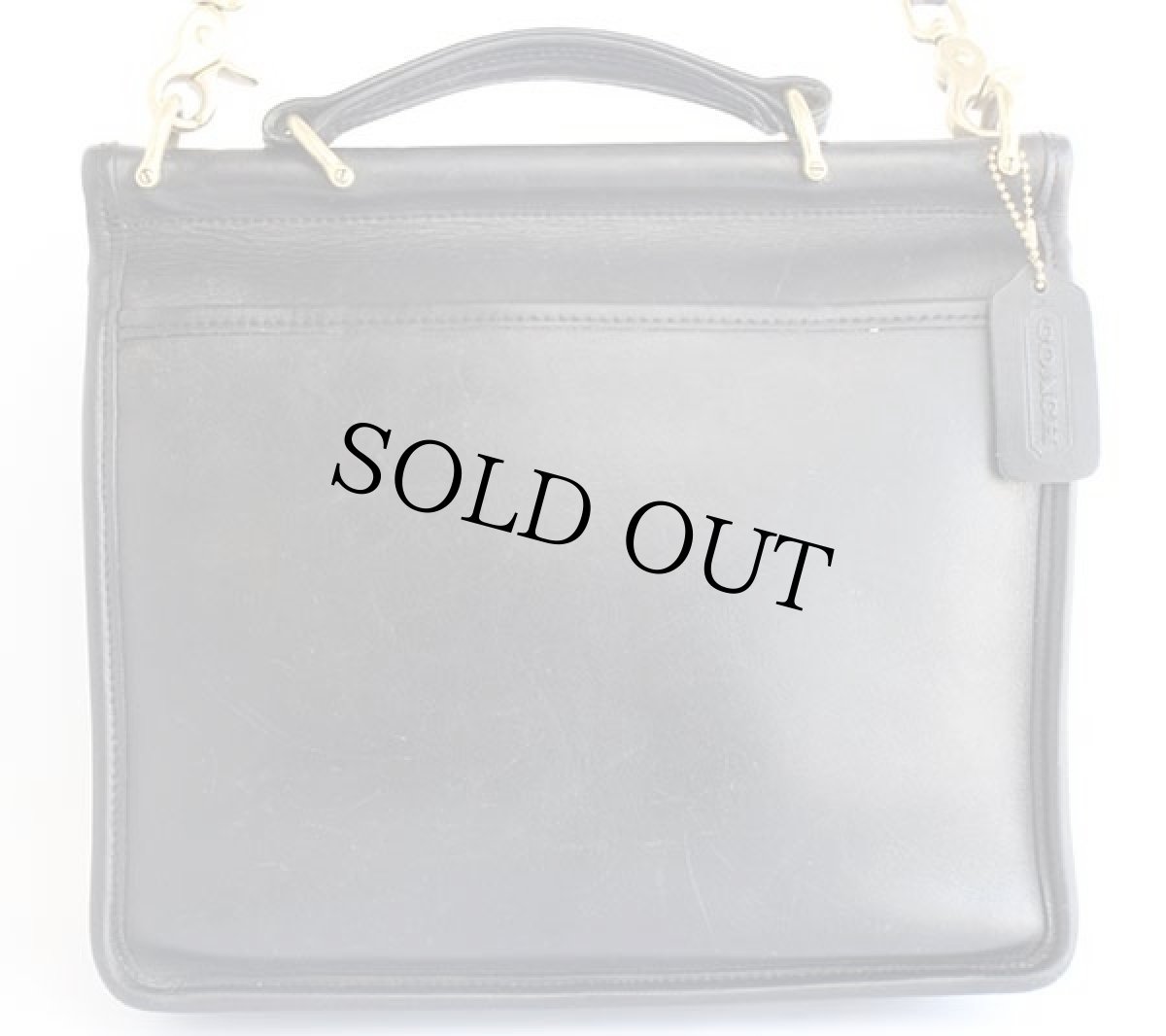 画像3: COACH オールド コーチ 2WAY レザー ショルダーバッグ 黒★J9P-9927 (3)