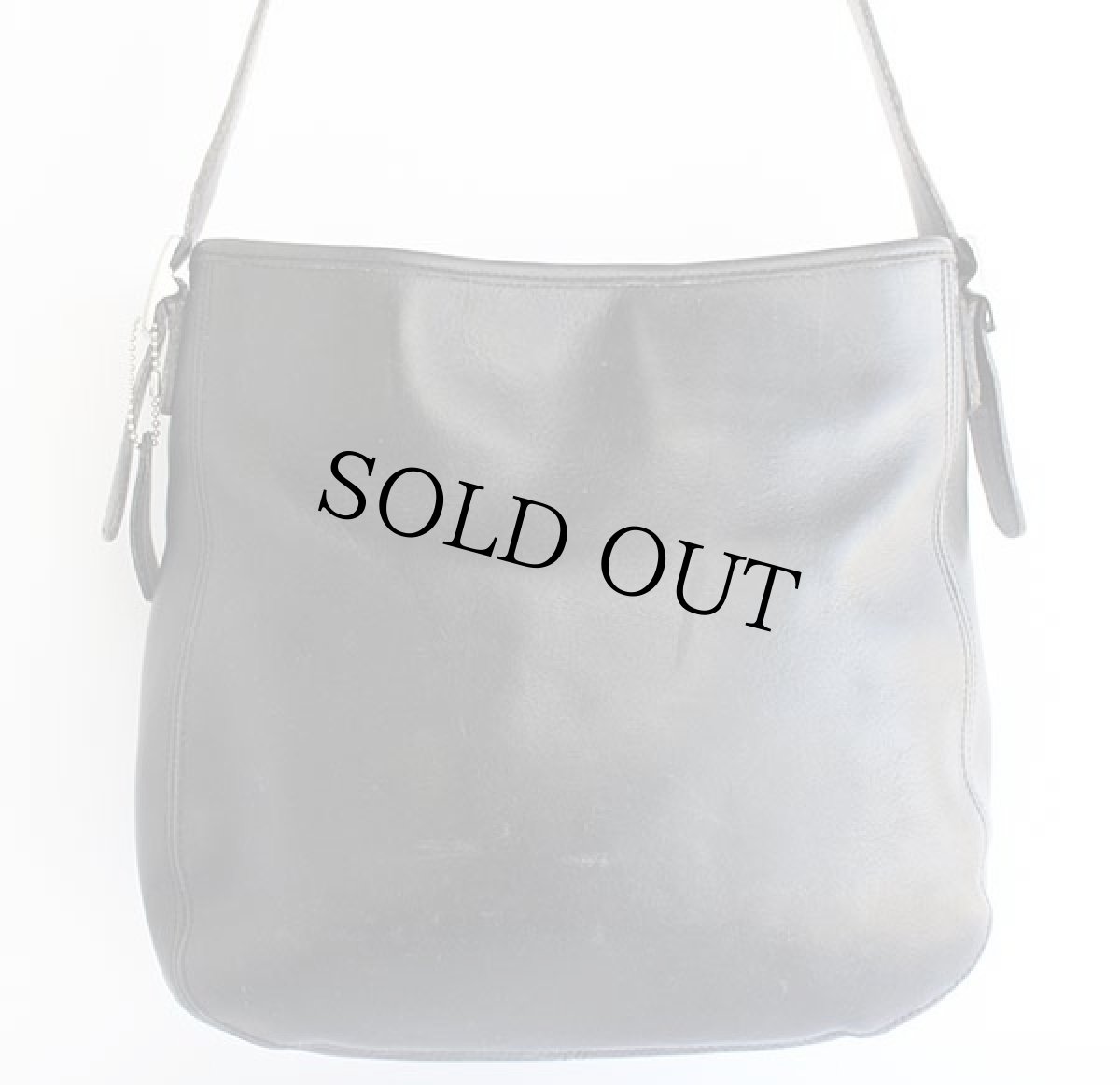 画像2: USA製 COACH オールド コーチ レザー ハンドバッグ 黒★6003 (2)