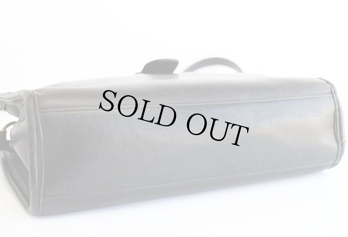 画像5: USA製 COACH オールド コーチ レザー ショルダーバッグ 黒★206 (5)