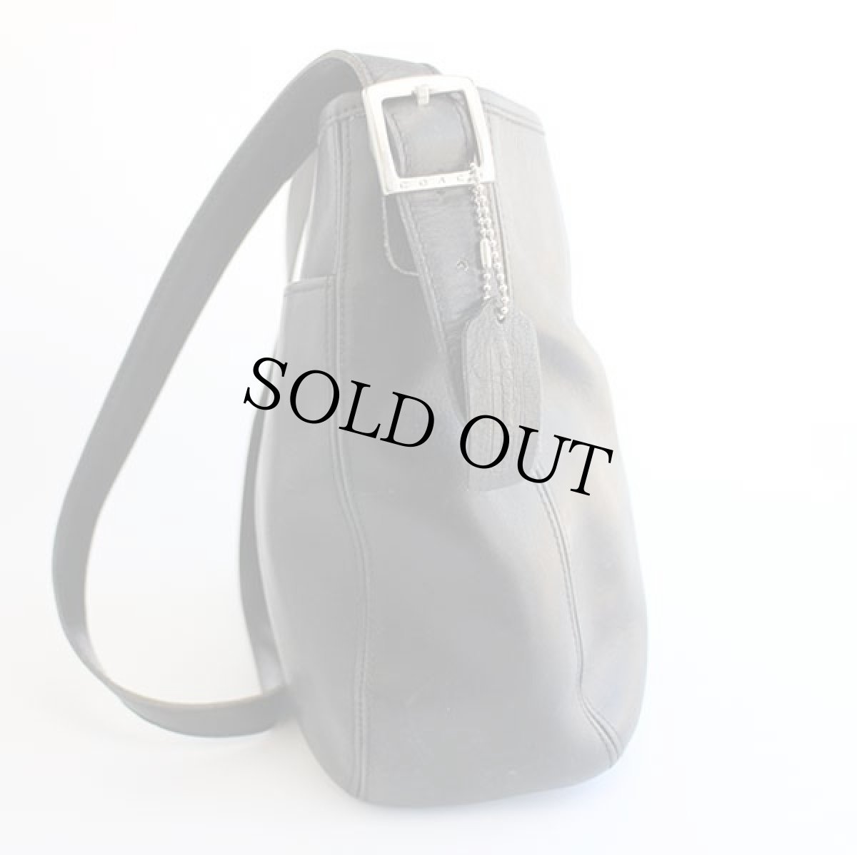 画像4: USA製 COACH オールド コーチ レザー ハンドバッグ 黒★6003 (4)