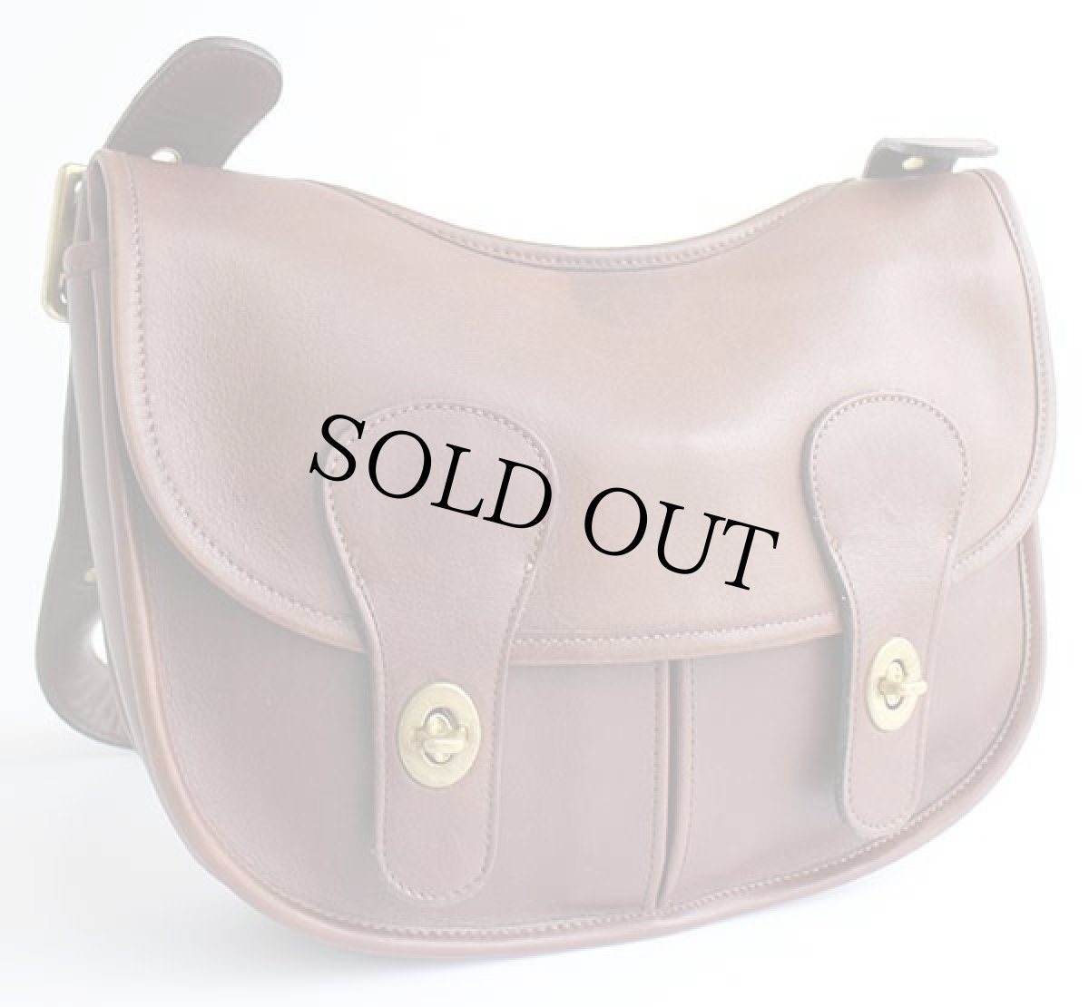 画像2: USA製 COACH オールド コーチ レザー ハンドバッグ 焦げ茶★9248 (2)