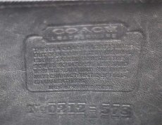 画像6: USA製 COACH オールド コーチ 2WAY レザー ショルダーバッグ 黒★578 (6)