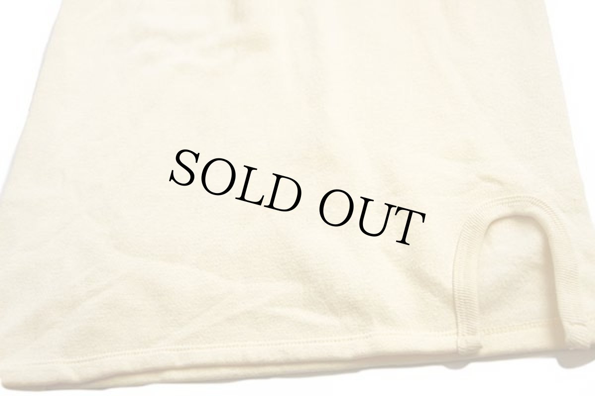 画像5: デッドストック★80s USA製 Coca-Colaコカコーラ ロゴ Vネック スウェット ワンピース 薄黄 S (5)