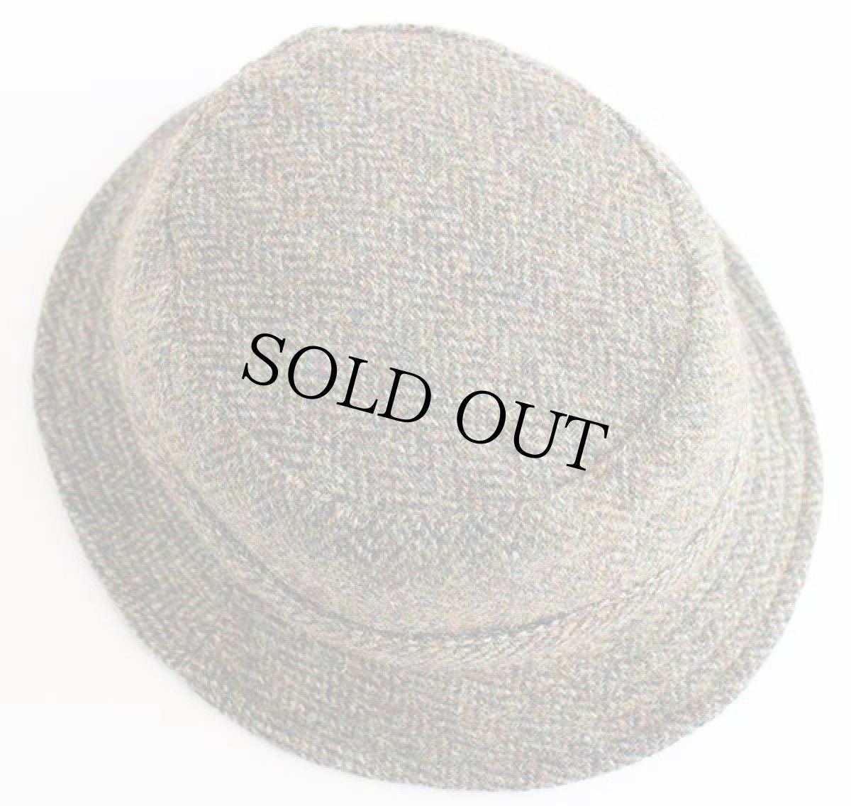 画像3: 英国製 P.G.FIELD キルティングライナー ツイード ウールハット L (3)