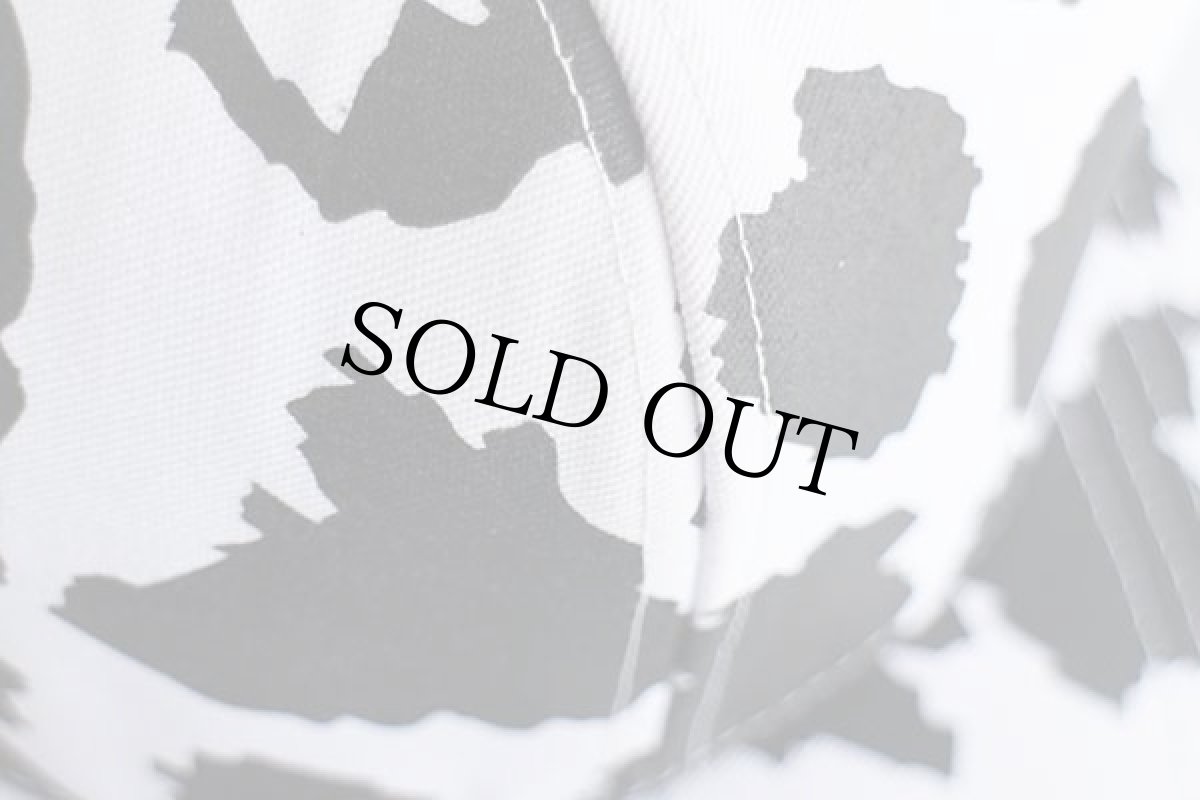 画像6: 80s USA製 naturally yours 刺繍 牛柄 キャップ 白×黒 (6)