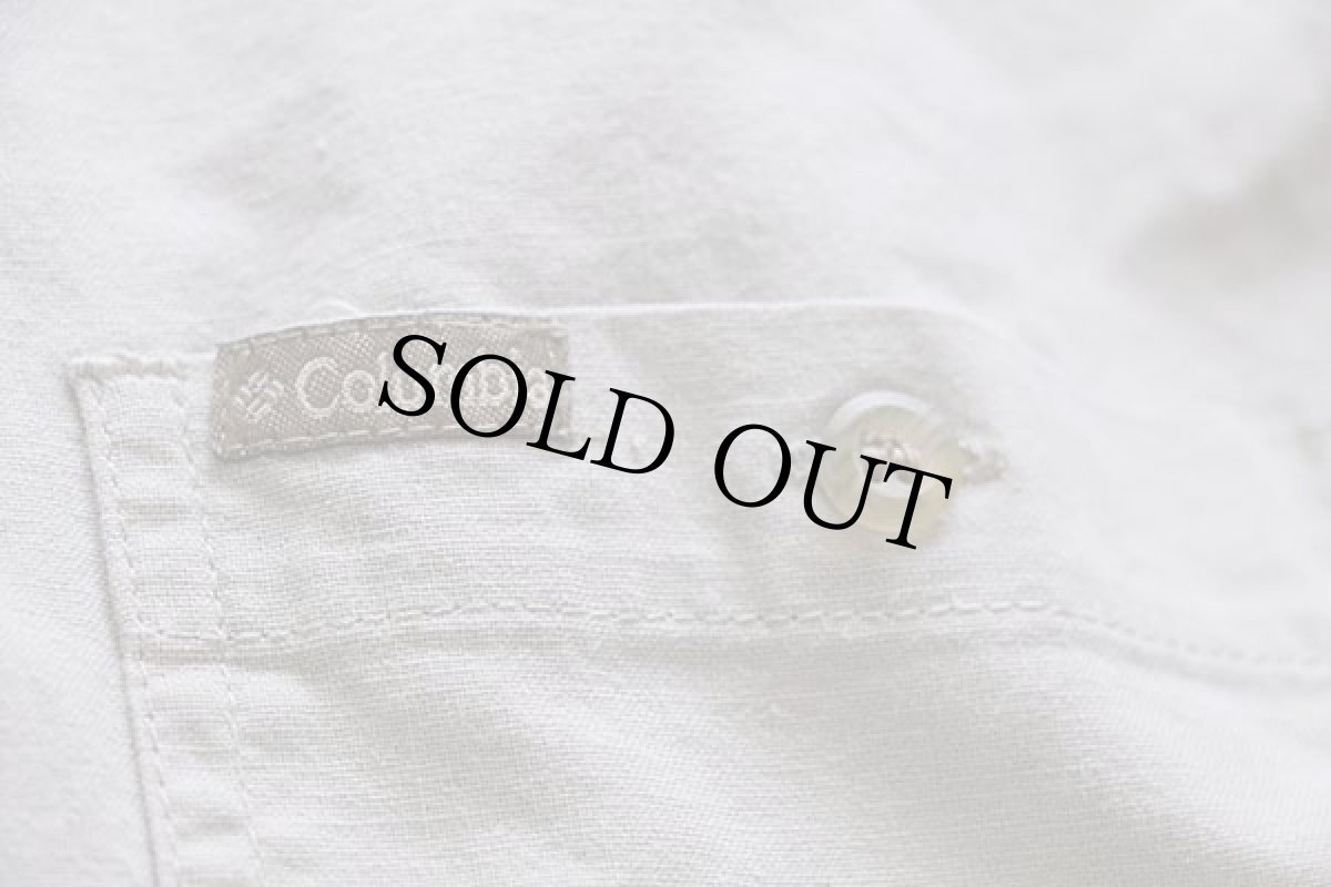 画像5: 90s Columbiaコロンビア ガンパッチ付き コットン ハンティングシャツ グレー L (5)