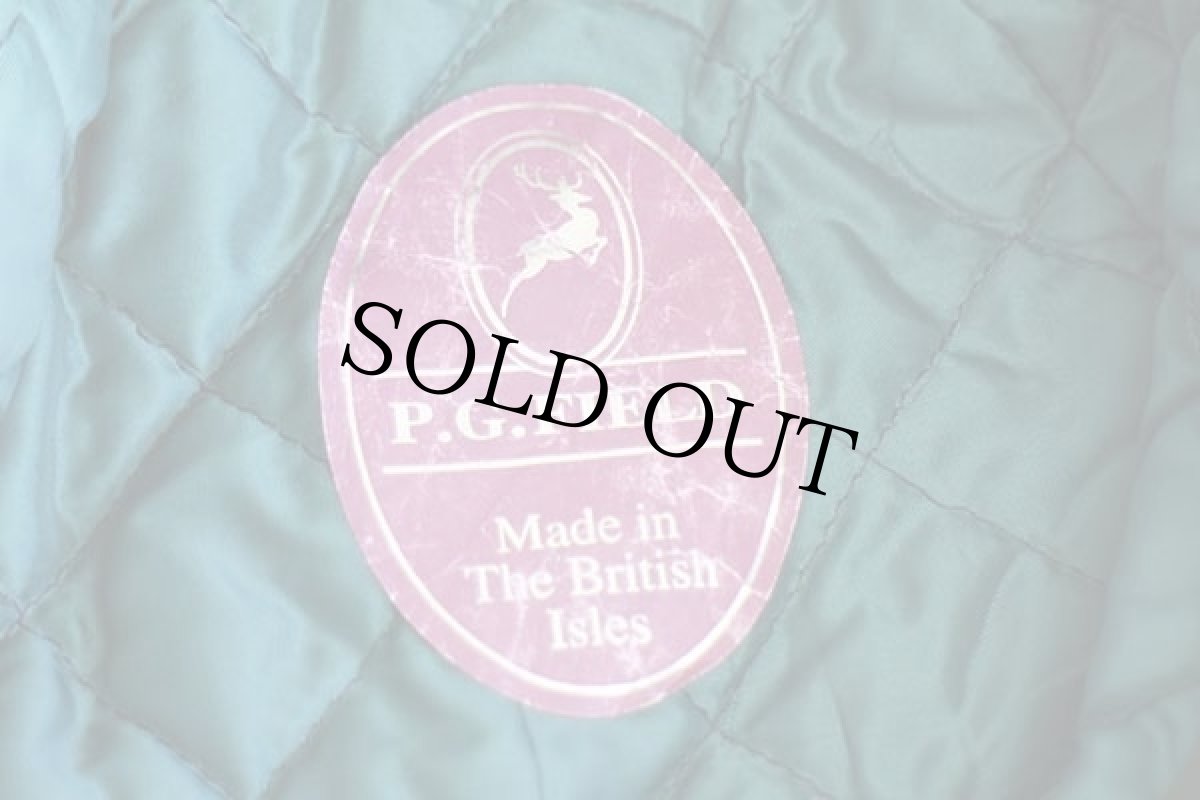 画像6: 英国製 P.G.FIELD キルティングライナー ツイード ウールハット L (6)