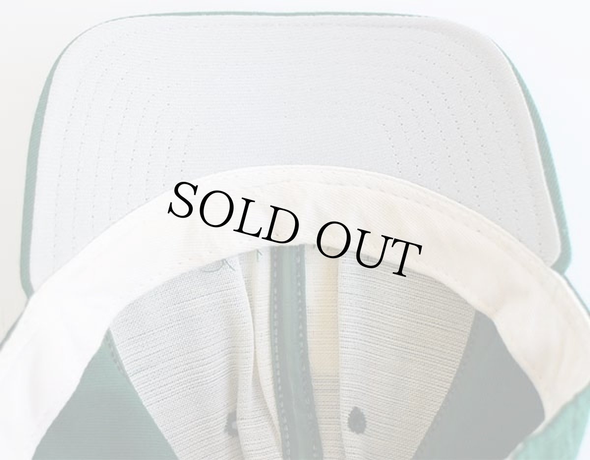 画像5: 90s USA製 DeLONGデロング M 刺繍 ベースボールキャップ 緑 7 1/4 (5)