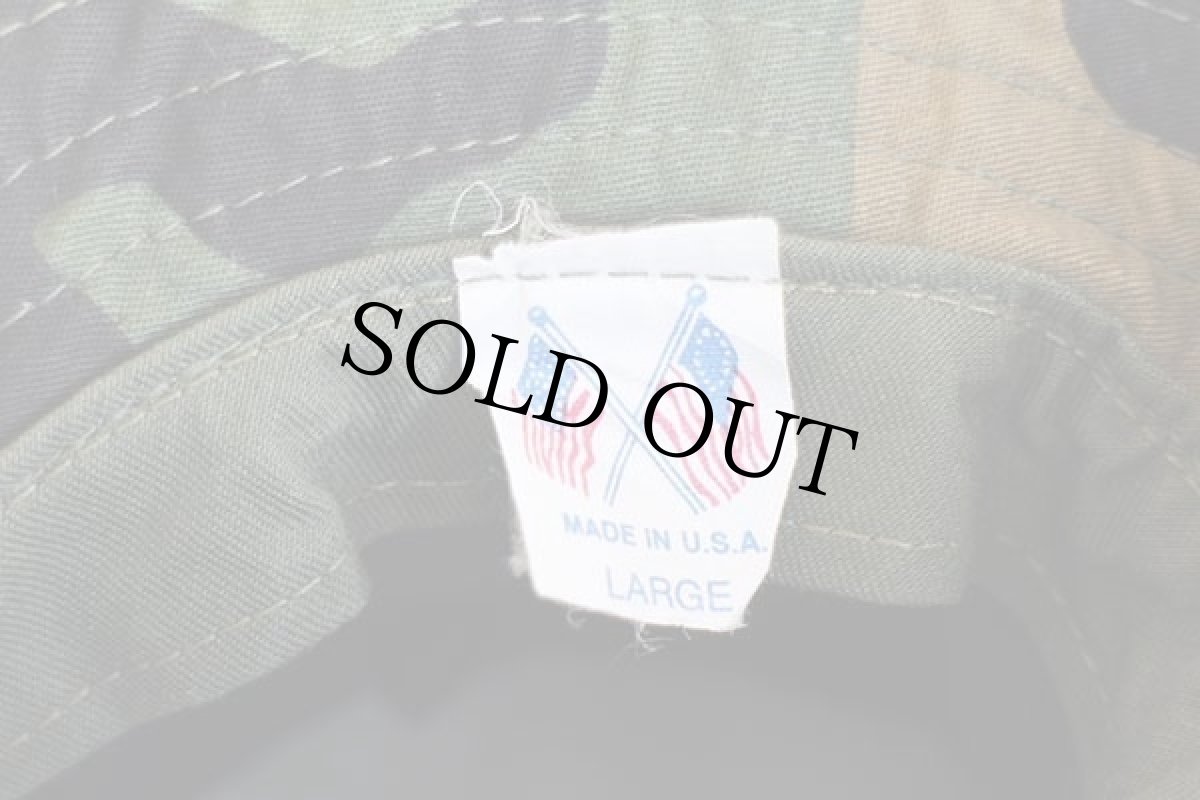 画像7: 80s USA製 ウッドランドカモ ブーニーハット L (7)