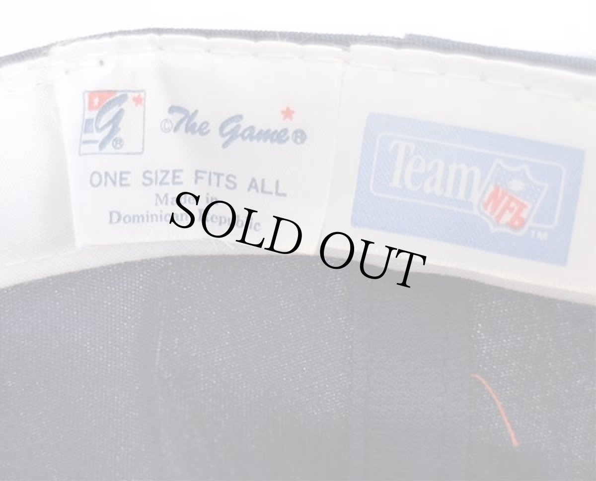 画像4: NFL BEARS ロゴ刺繍 ツートン 切り替え キャップ ネイビー×オレンジ (4)