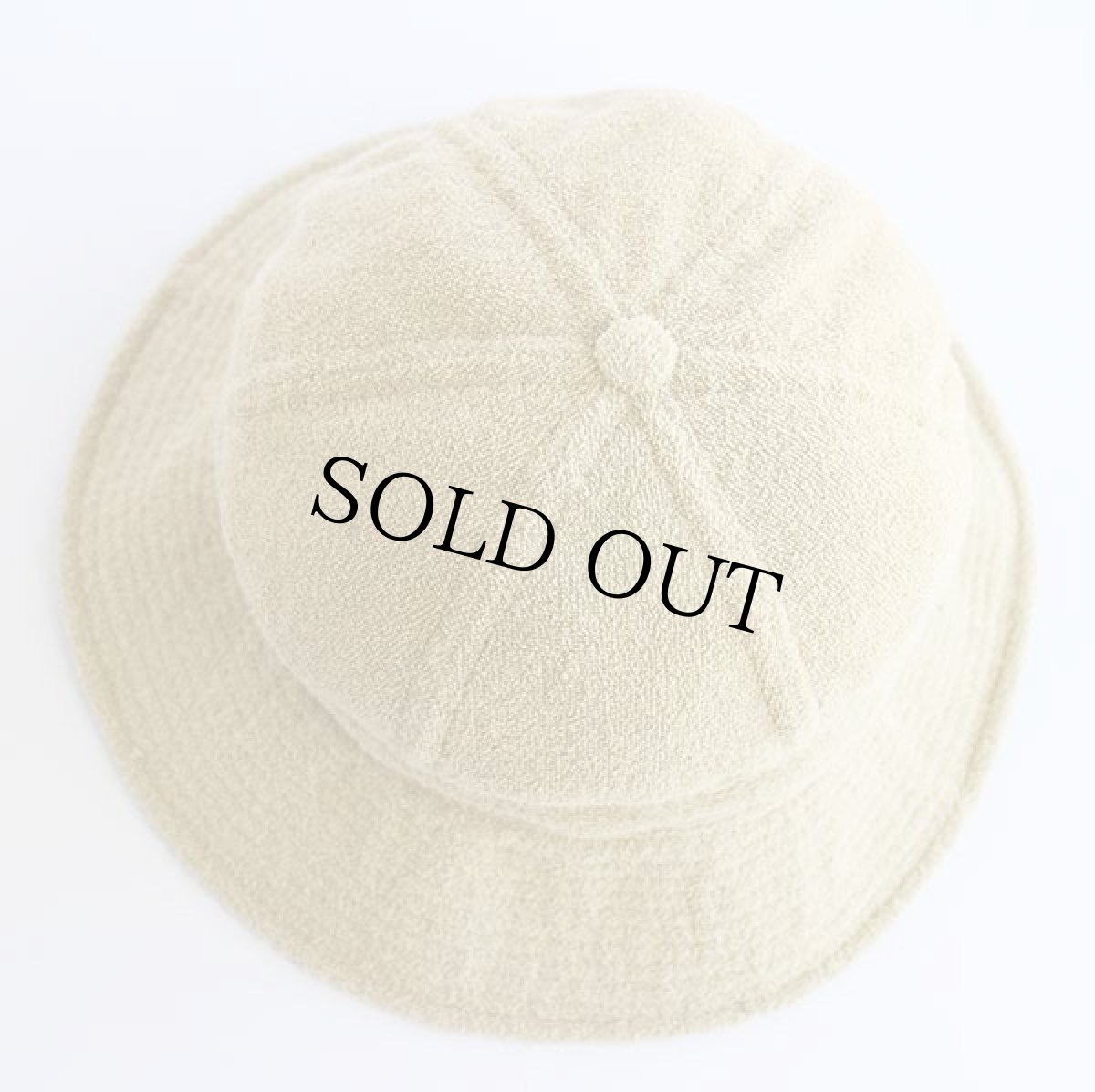 画像3: 70s USA製 UNKNOWN パイル ハット ベージュ (3)