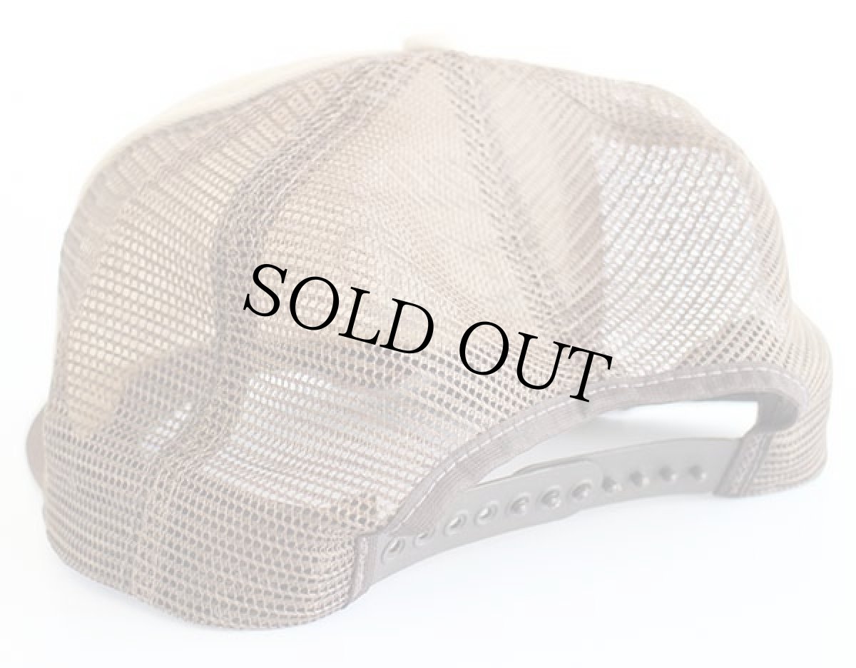 画像2: 80s USA製 BREAKFAST ビール 発泡プリント ツートン 切り替え メッシュキャップ 焦げ茶×薄茶 (2)