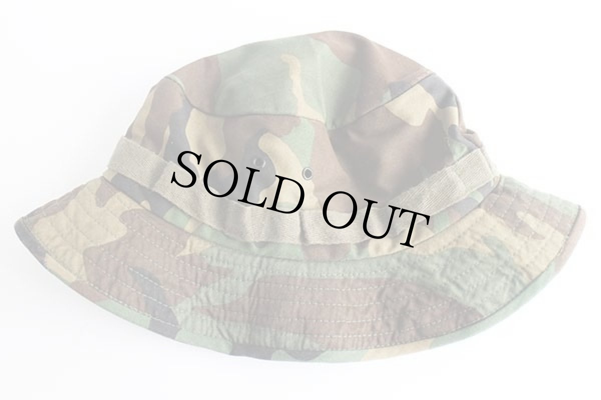 画像5: 80s USA製 ウッドランドカモ ブーニーハット L (5)