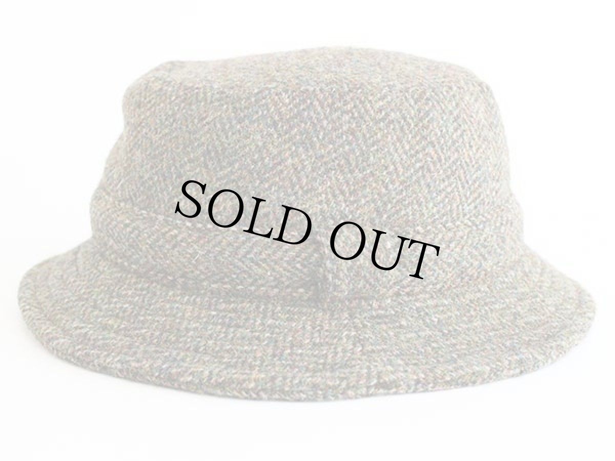 画像4: 英国製 P.G.FIELD キルティングライナー ツイード ウールハット L (4)