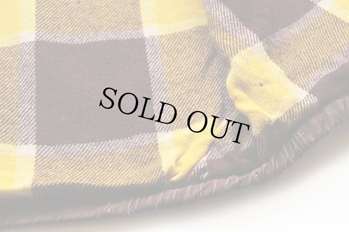 画像6: 50s McGREGORマクレガー Snow-pine Drizzler ウールライナー ドリズラージャケット ボロ 焦げ茶 38 (6)