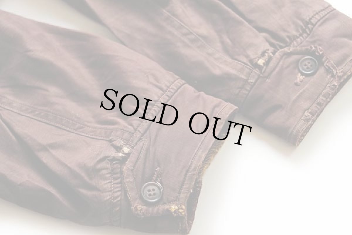 画像7: 50s McGREGORマクレガー Snow-pine Drizzler ウールライナー ドリズラージャケット ボロ 焦げ茶 38 (7)