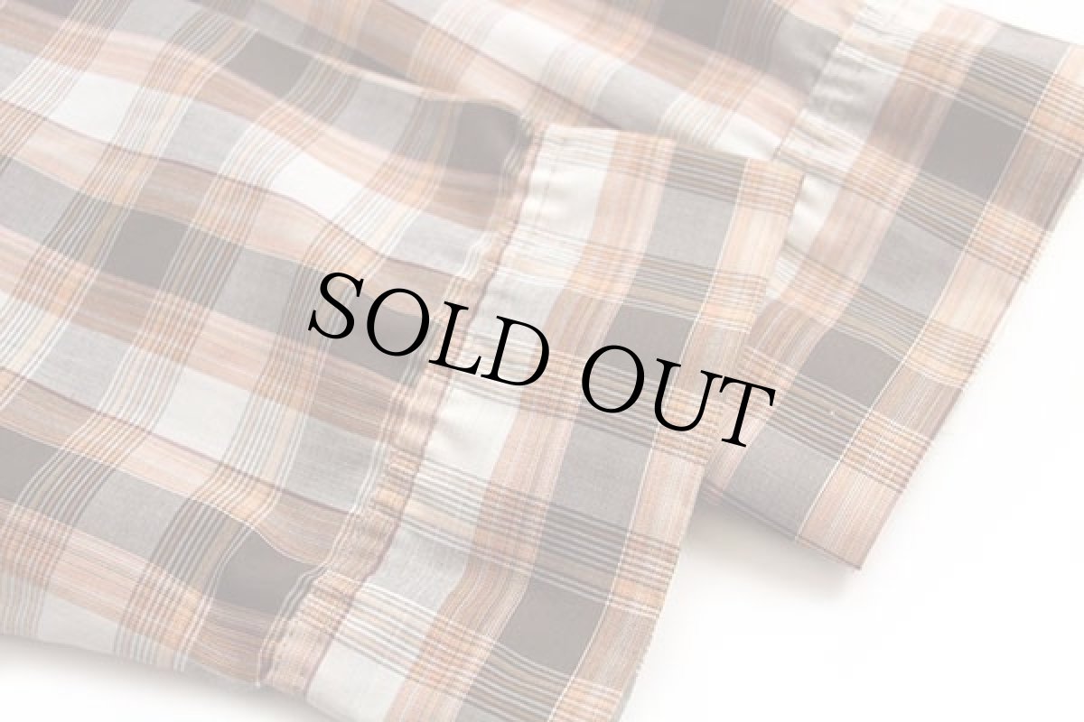 画像6: 70s JCPenney チェック ショールカラー ガウン XL (6)