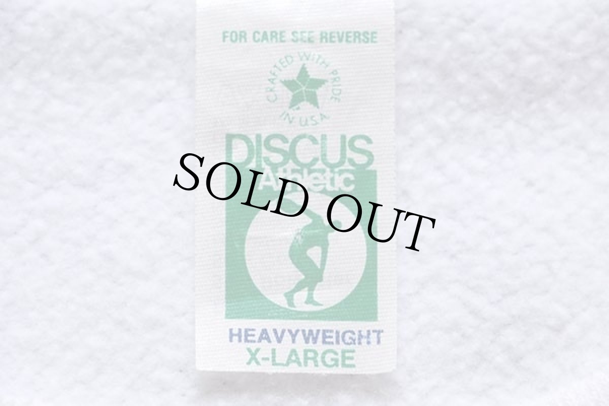 画像4: 80s USA製 DISCUS ST.JOHN'S UNIVERSITY スウェット 白 XL (4)