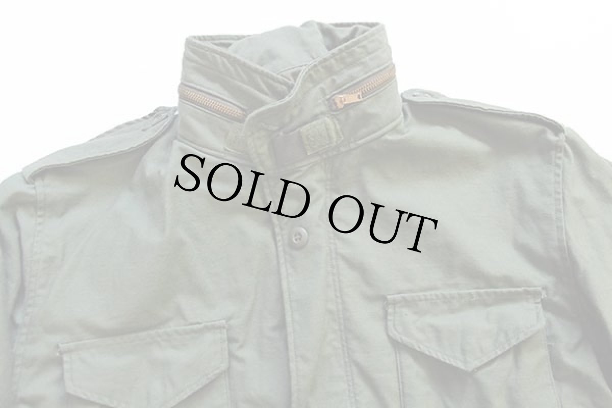 画像3: 90s USA製 ALPHAアルファ M-65 フィールドジャケット オリーブグリーン L-R (3)