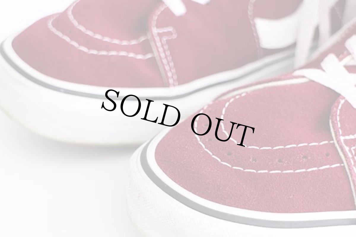 画像7: VANSバンズ SK8-HIスケートハイ スエード ワインレッド 11★スニーカー (7)