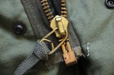 画像7: 90s USA製 ALPHAアルファ M-65 フィールドジャケット オリーブグリーン L-R (7)
