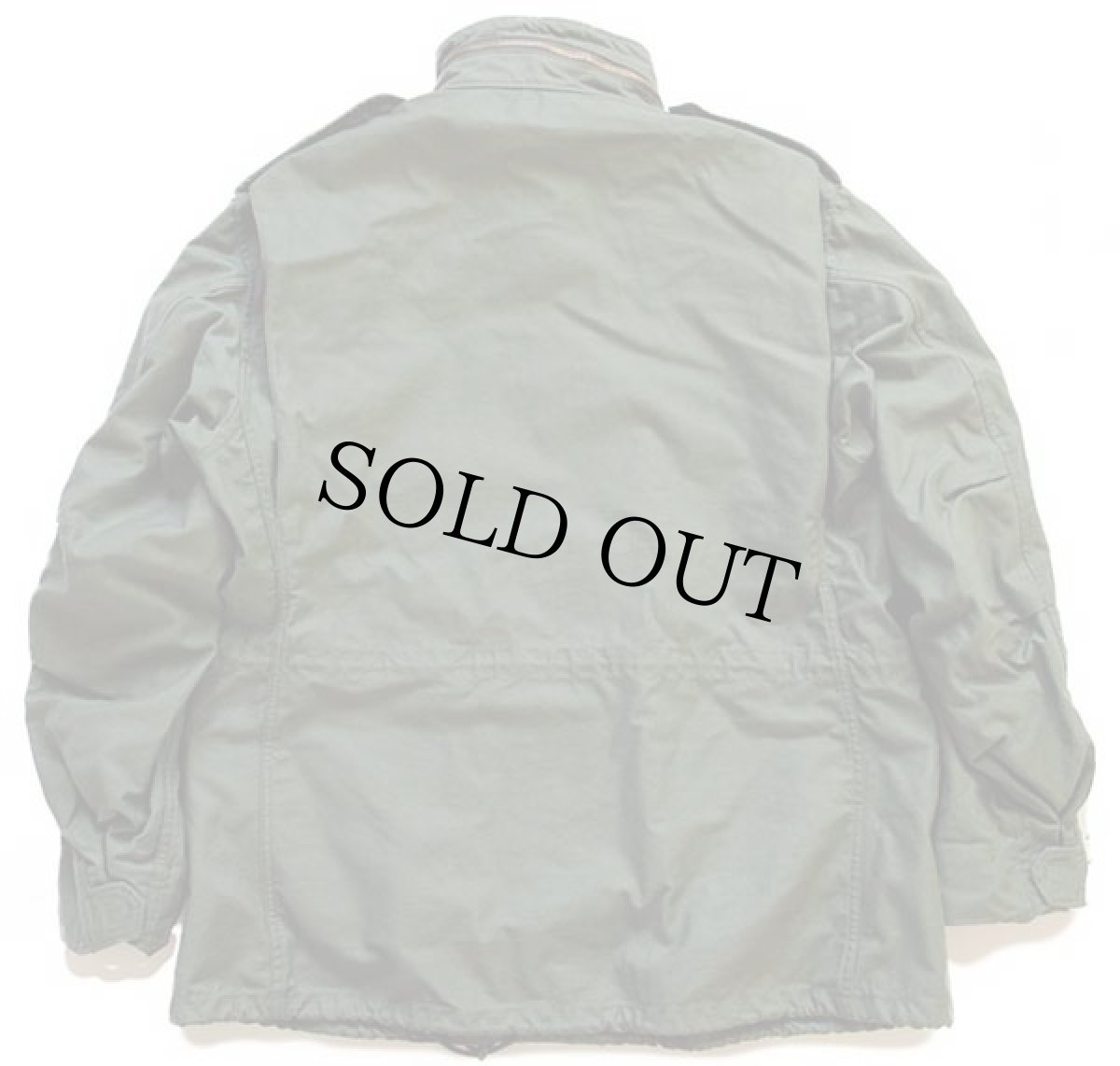 画像2: 90s USA製 ALPHAアルファ M-65 フィールドジャケット オリーブグリーン L-R (2)