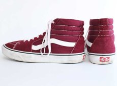 画像3: VANSバンズ SK8-HIスケートハイ スエード ワインレッド 11★スニーカー (3)