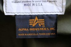 画像5: 90s USA製 ALPHAアルファ M-65 フィールドジャケット オリーブグリーン L-R (5)