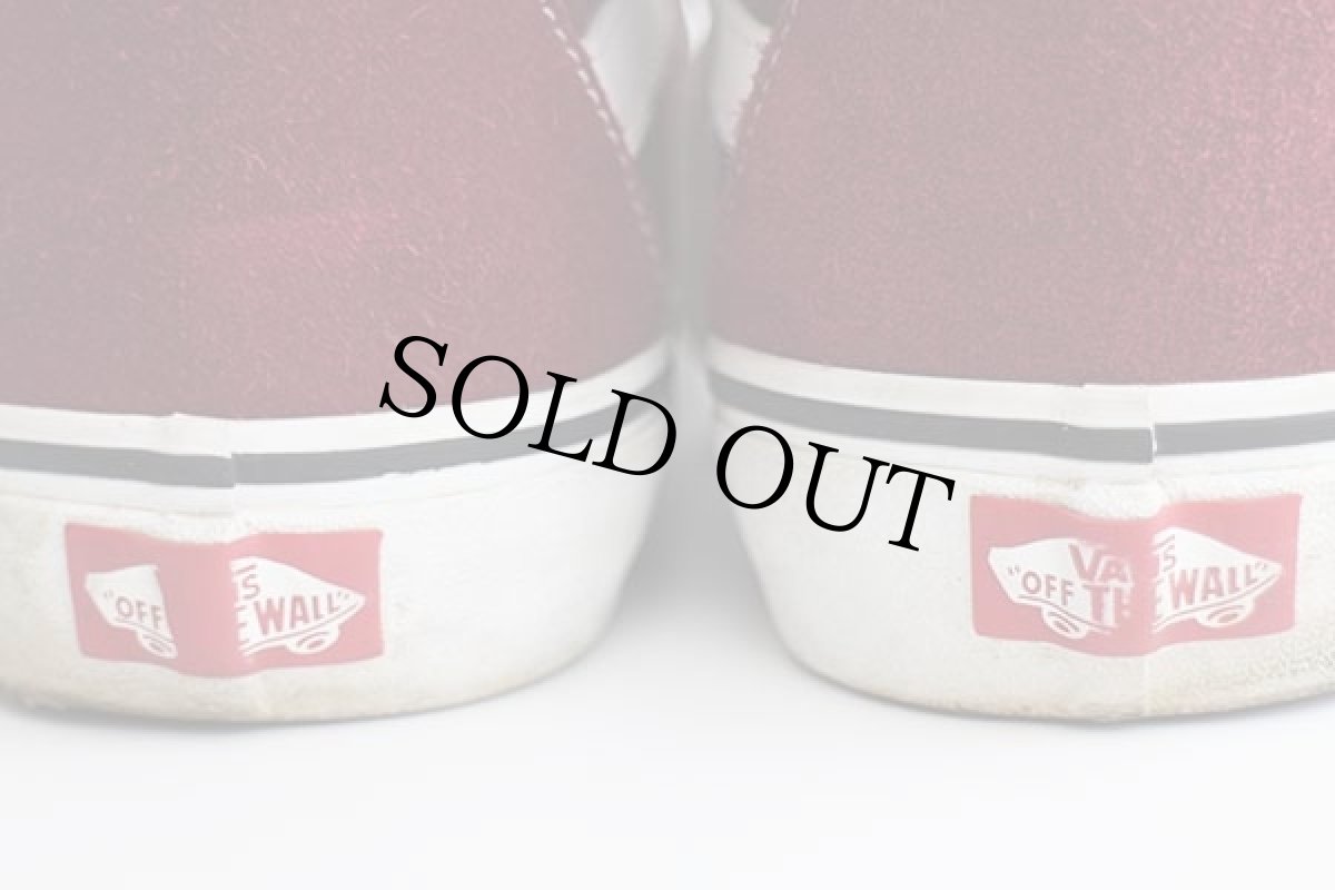 画像6: VANSバンズ SK8-HIスケートハイ スエード ワインレッド 11★スニーカー (6)