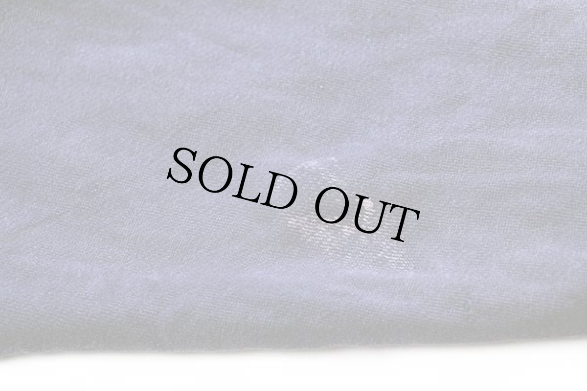 画像8: 60s B.V.D. 無地 裏サーマル コットン スウェットパーカー ナス紺 フェード L (8)