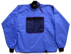 画像1: 90s patagoniaパタゴニア ナイロン カヤック パドリングジャケット 青 M (1)