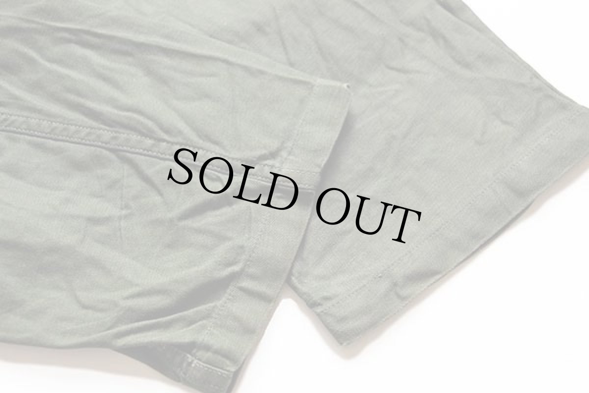 画像6: 60s 米軍 U.S.ARMY パッチ付き コットンサテン ユーティリティシャツ オリーブグリーン (6)