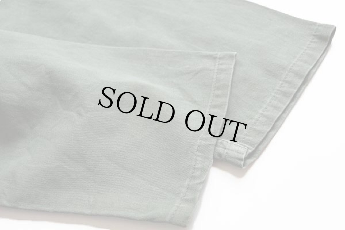 画像6: 50s 米軍 U.S.ARMY FRUIT OF THE LOOM パッチ付き 13スター コットンサテン ユーティリティシャツ オリーブグリーン (6)