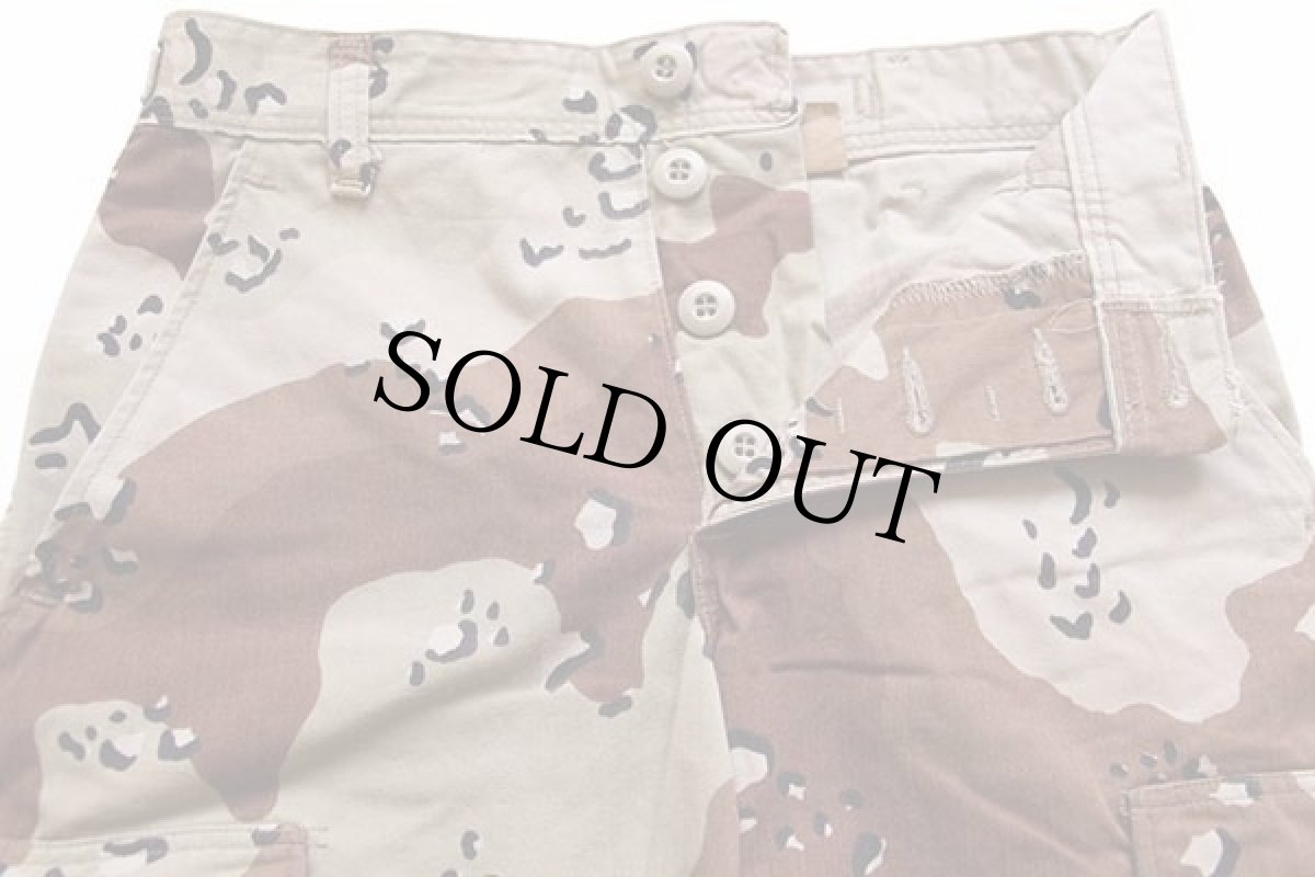 画像4: 90s 米軍 U.S.ARMY チョコチップ デザートカモ BDU カーゴパンツ XS-XS★Wranglerラングラー (4)