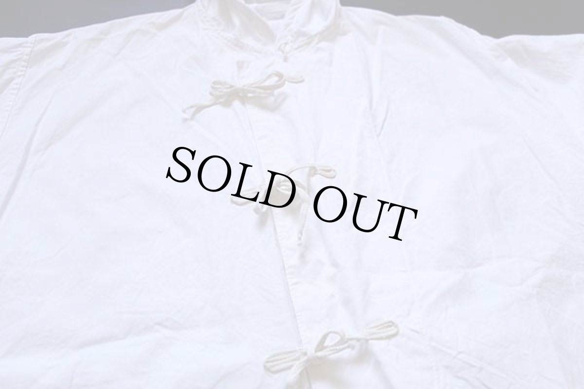 画像4: ビンテージ イタリア軍 コットン スノーカモ パーカー 白 (4)