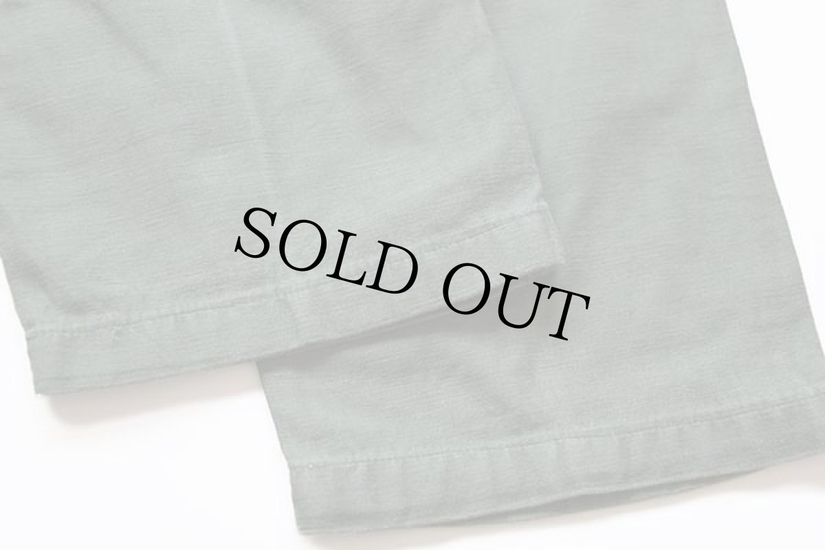 画像7: 70s 米軍 U.S.ARMY コットンサテン ユーティリティ ベイカーパンツ オリーブグリーン w36 L33★D (7)