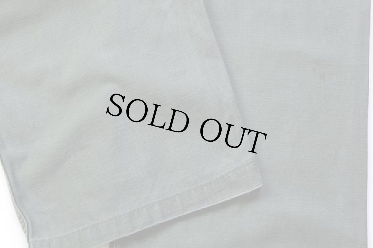 画像7: 60s 米軍 U.S.ARMY コットンサテン ユーティリティ ベイカーパンツ オリーブグリーン w34 L33★C (7)