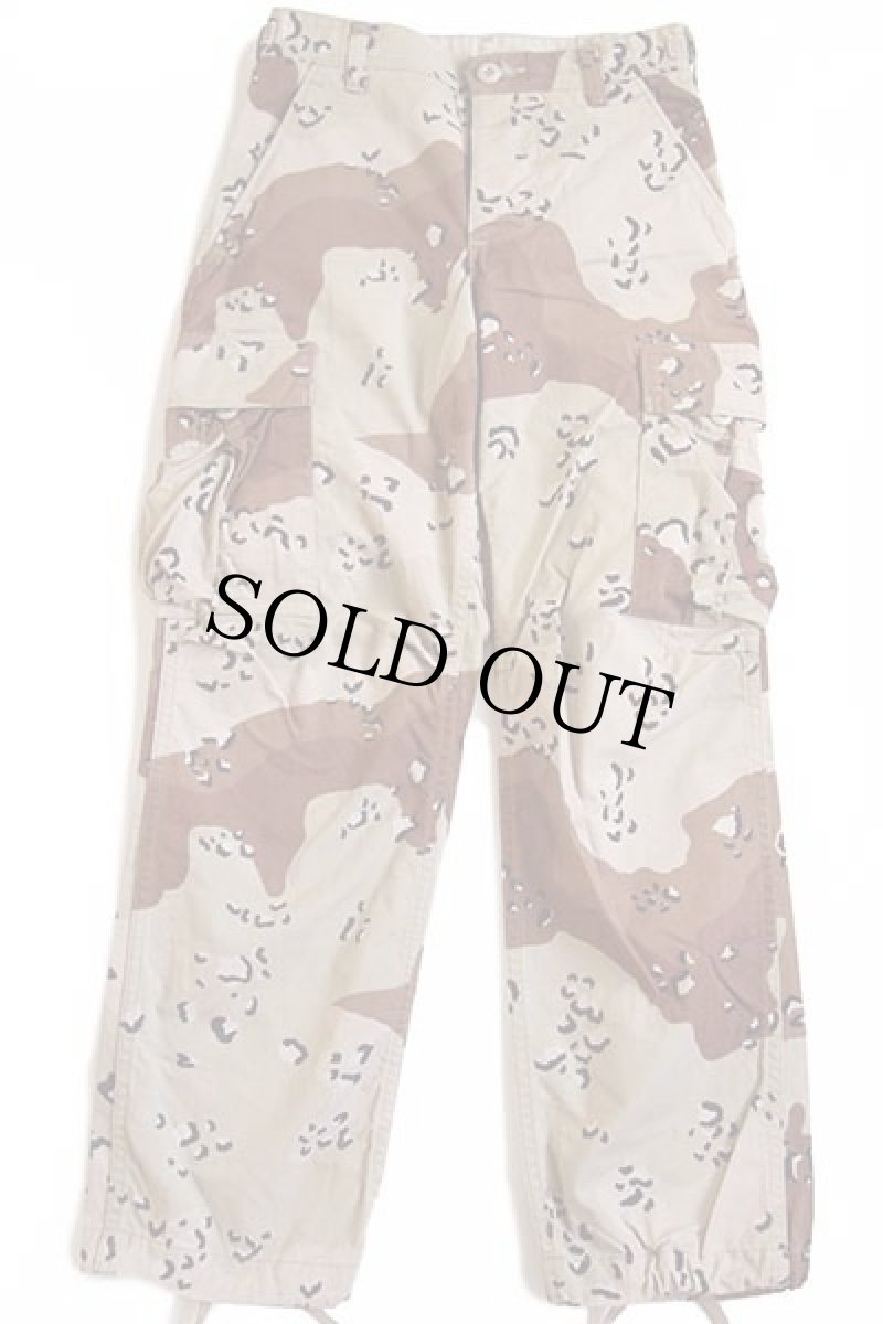 画像2: 90s 米軍 U.S.ARMY チョコチップ デザートカモ BDU カーゴパンツ XS-XS★Wranglerラングラー (2)