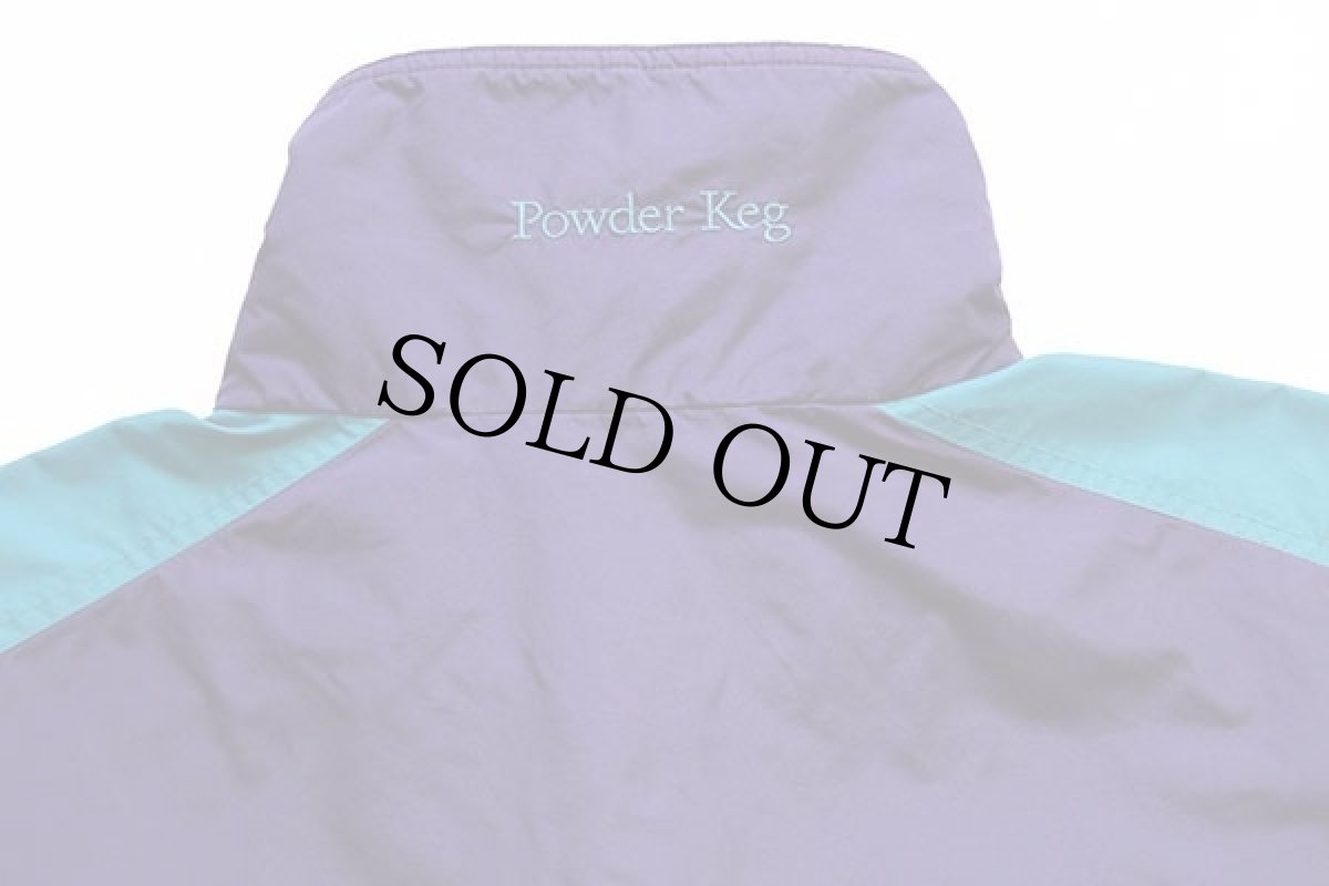 画像4: 90s Columbiaコロンビア Powder Keg マルチカラー 切り替え ナイロンジャケット 紫 XL (4)