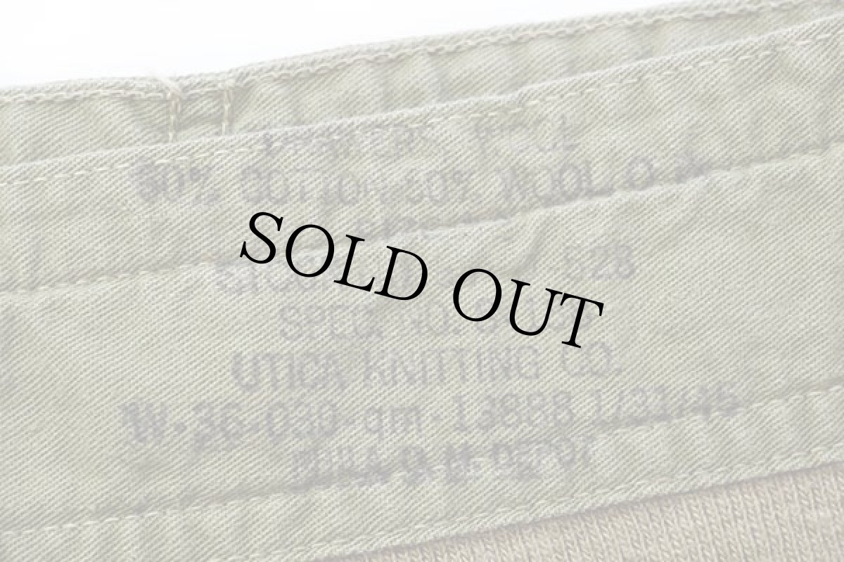 画像6: 50s 米軍 ドロワーズ コットン×ウール インナーパンツ オリーブドラブ 32 (6)