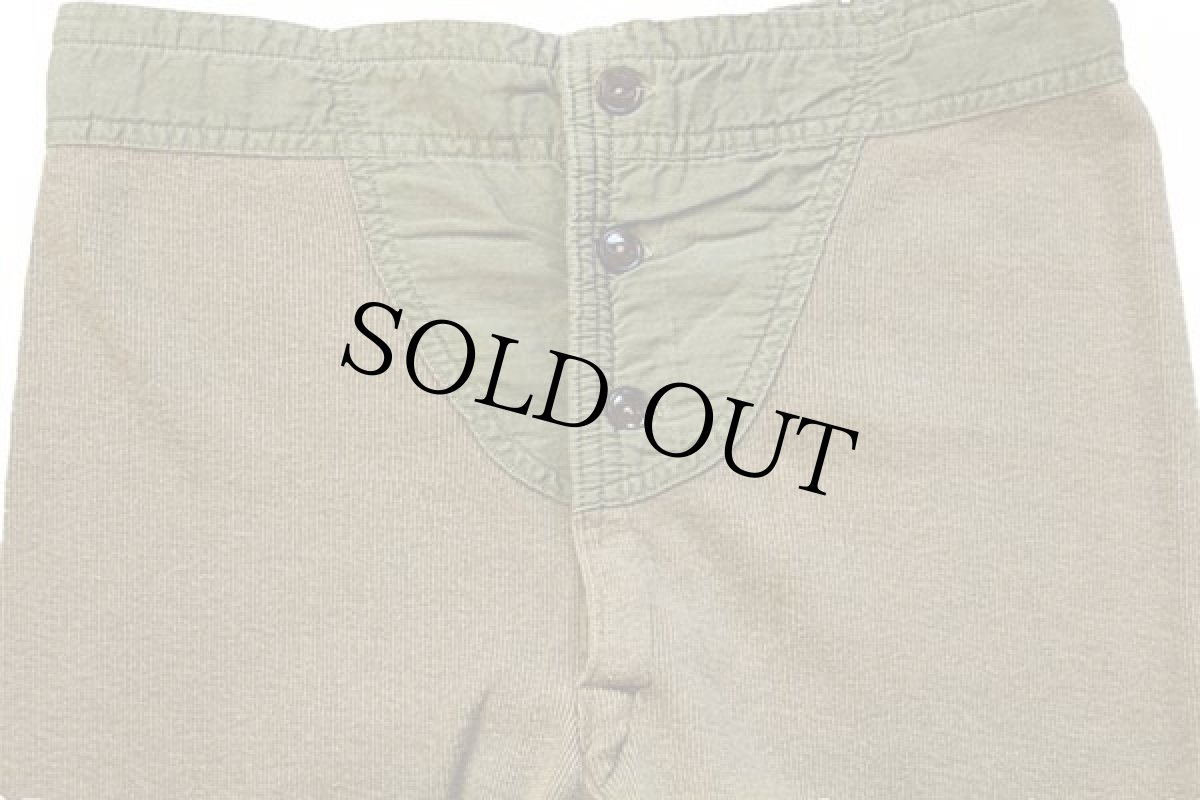 画像4: 50s 米軍 ドロワーズ コットン×ウール インナーパンツ オリーブドラブ 32 (4)